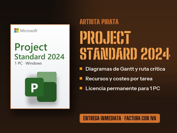 Microsoft Project Standard 2024 – 1PC