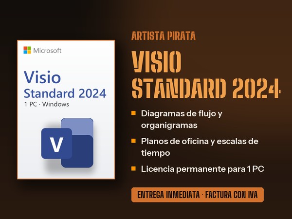 Microsoft Visio Standard 2024 – 1PC