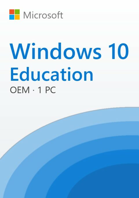 Licencia Microsoft Windows 10 Education / Pro Education – OEM – 1PC