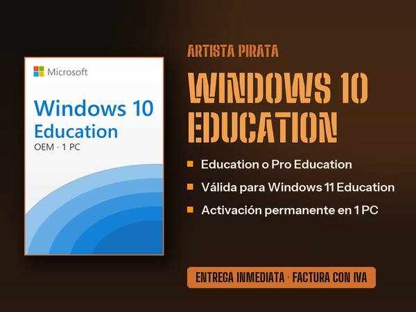 Microsoft Windows 10 Education / Pro Education – OEM – 1PC