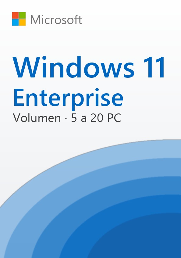 Licencia Microsoft Windows 11 Enterprise por Volumen – 5, 10 o 20 PC